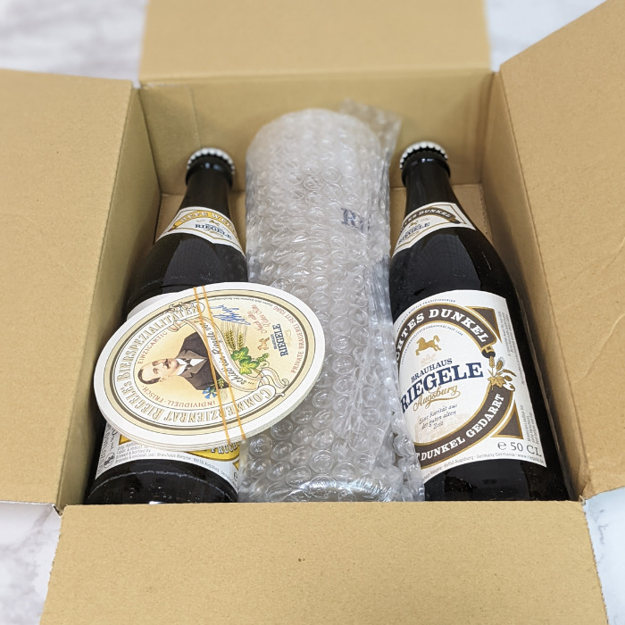 欧州麦酒屋で届いドイツビール