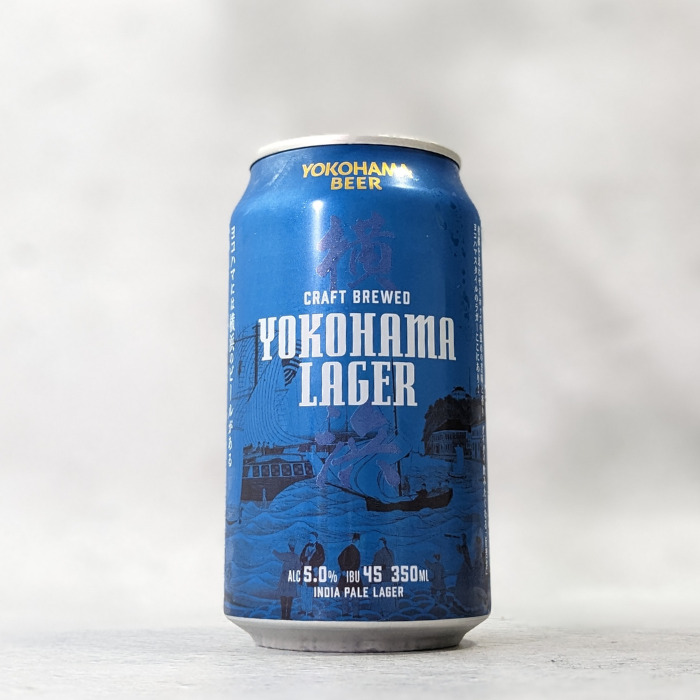 横浜ビール「横浜ラガー（缶）」のアップ写真