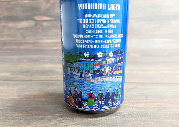 横浜ビール「横浜ラガー 缶」のラベルデザイン