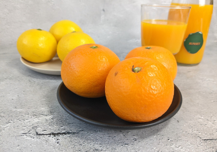 OrangeStoreニノミヤの清見タンゴール1kg＋ニューサマーオレンジ1kg＋夕やけみかんジュース1本（Regular）
